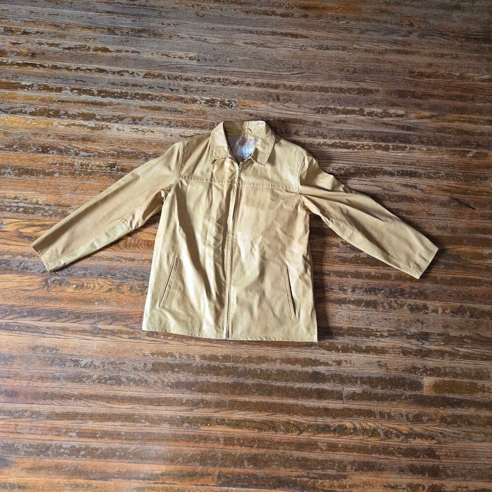 Vintage Wilsons Leather M. Julian Tan Jacket – Men’s Size Large 1985